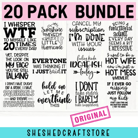 Sarcastic Svg Bundle