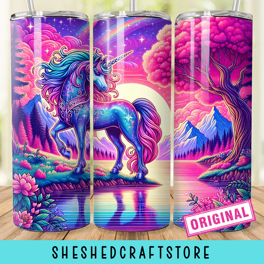 Rainbow Unicorn Tumbler Wrap