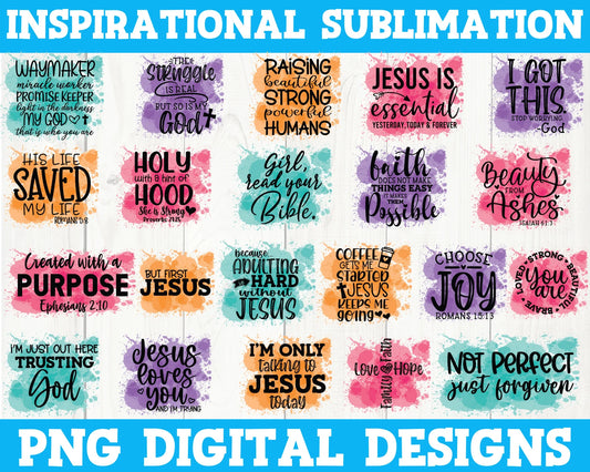 Bible Verse PNG Bundle