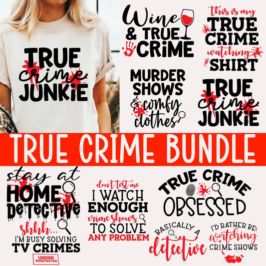 True Crime SVG bundle