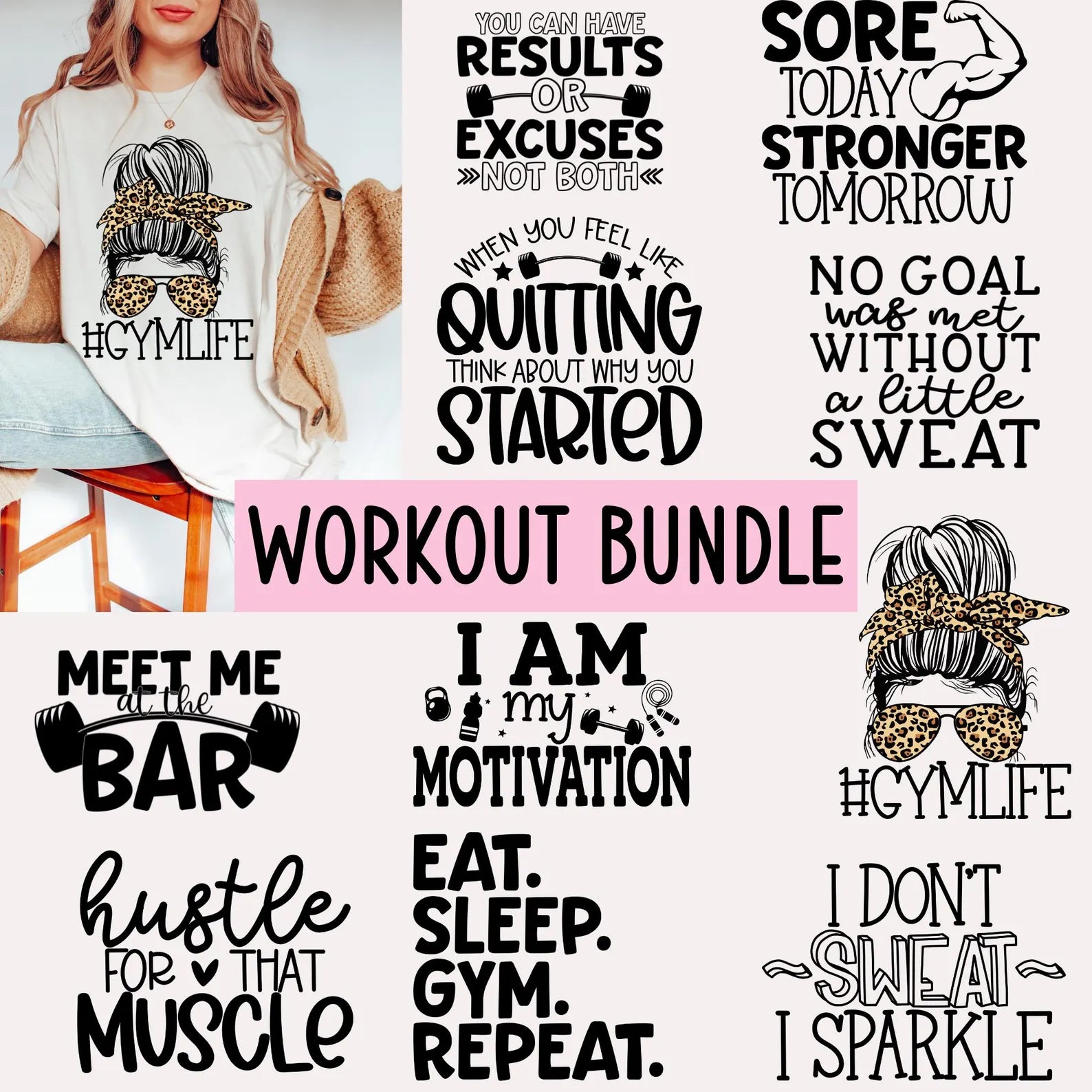 Workout Svg Bundle