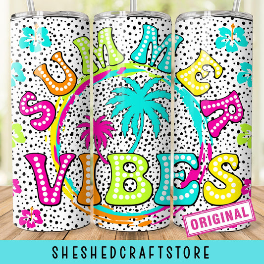 Summer Vibes Tumbler Wrap