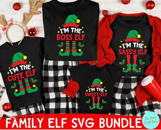 Family Christmas Svg