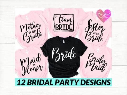Bridal party SVG Bundle