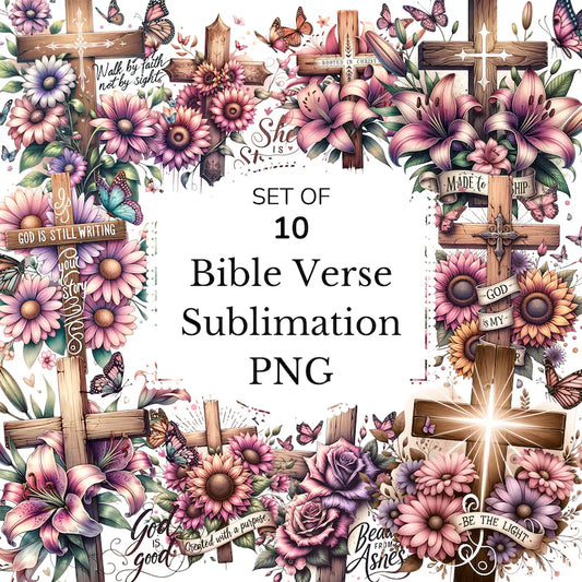Christian Quotes Sublimation Bundle